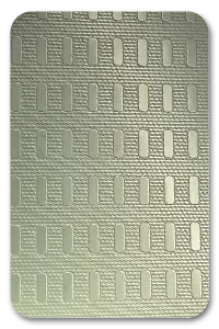 Kohokuvioitu teräslevy